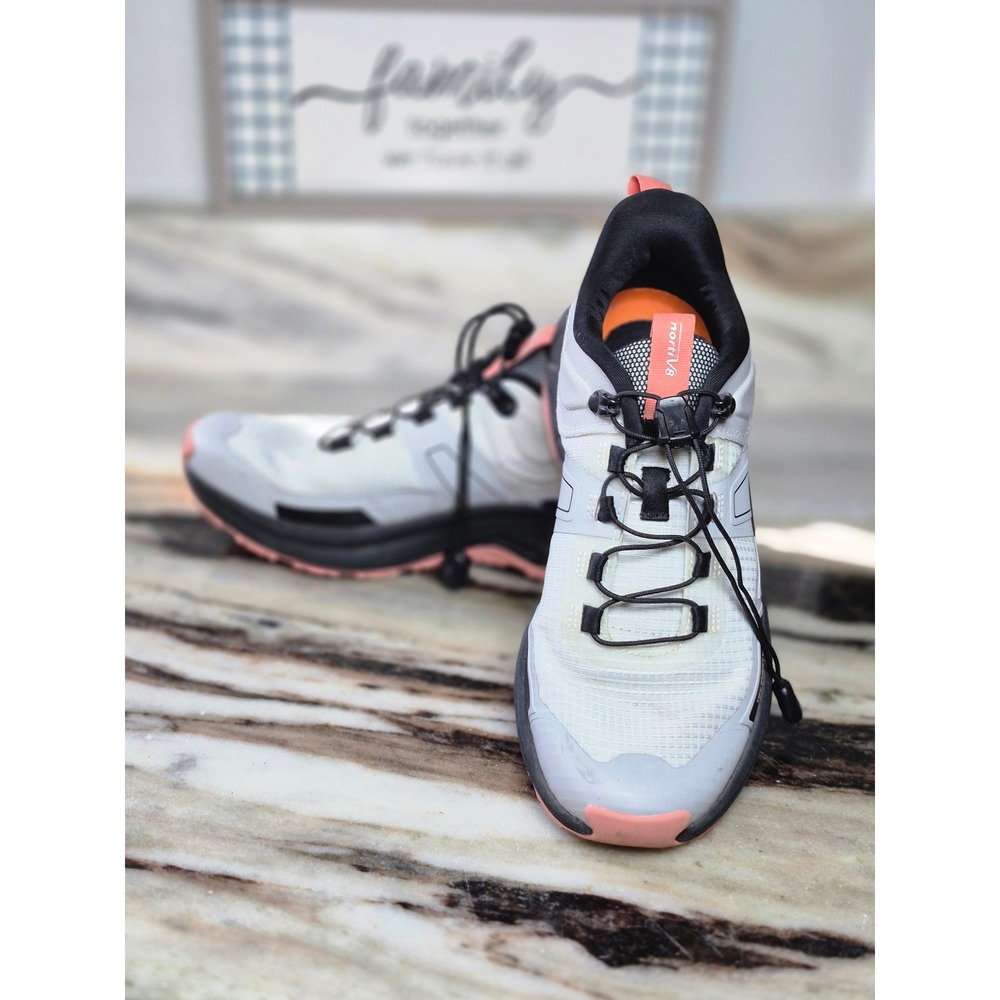 Nortiv8 Womens Trail Running Shoes SNHS239W White Black Coral Pink Size 6.5